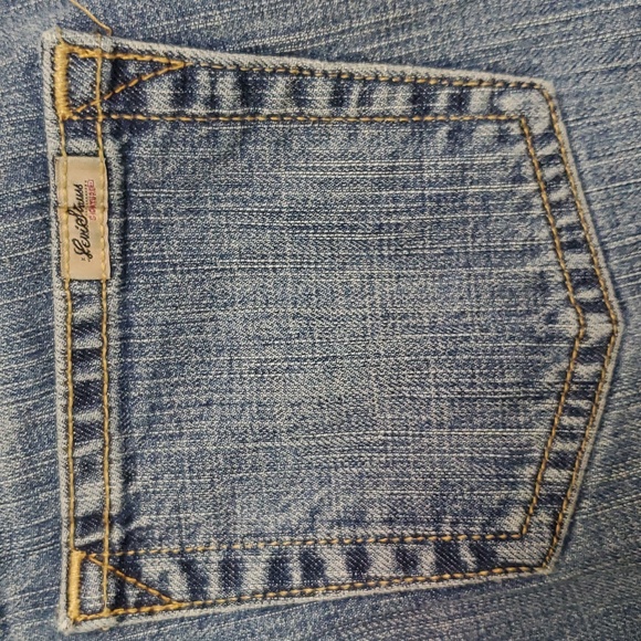 Levi Strauss Signature Stretch Blue Jeans Size Misses 6 Medium - Picture 8 of 8
